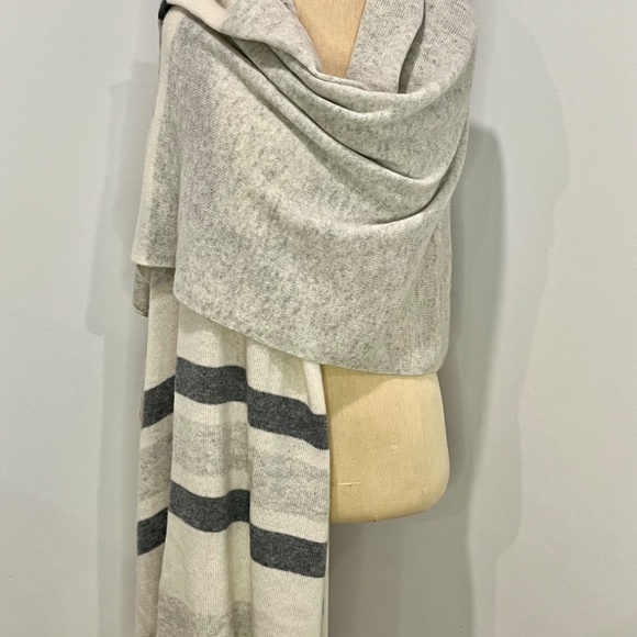 Cashmere Luxuriously Soft Knit Wrap or Throw 36" x 82" - Picture 6 of 9